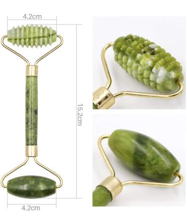 Gua Sha Facial Tool 5pcs Facial Massager Roller Plate Board Slimming Jade Stone Face Lifting Massager Eye Face Neck Thin Tools Scraping Skin Board-5 sets size 3_ - Buy Online on GoSupps.com