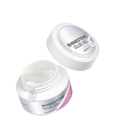 Rhinestone Glue - Strong Adhesive for Nail Stickers 30g Gem Glue for Nail Decoration for Sticking Jewelry for Adults Women and Girls Indoors and Outdoors Parties Christmas and