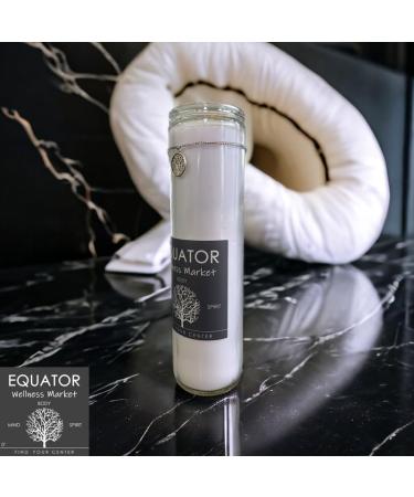 Tree of Life Centering Candle - Enhance Meditation Yoga & Ambiance | Equator Wellness Market - Promotes Health Vitality & Balance - Buy Online on GoSupps.com