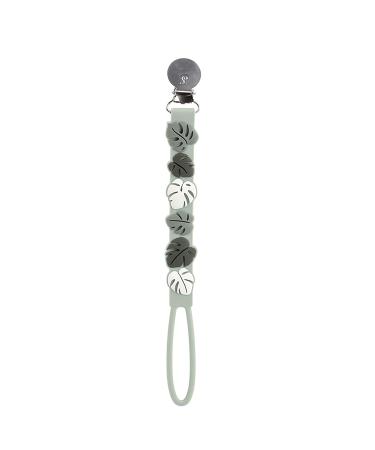 Loulou Lollipop Silicone Teether and Holder Clip Bundle Set - Sloth/Monstera - Buy Online on GoSupps.com
