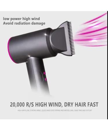 Cold/Hot Cordless Hair Dryer Portable Rechargeable Blow Dryer High-Speed Travel Hair Dryer Low Noise Home Hair Dryer for Women and Men - Buy Online on GoSupps.com