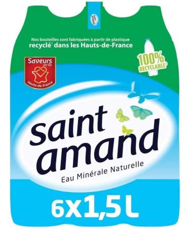 SAINT AMAND - Natural Mineral Water Pack 6X1.5L - Unit - Buy Online on GoSupps.com