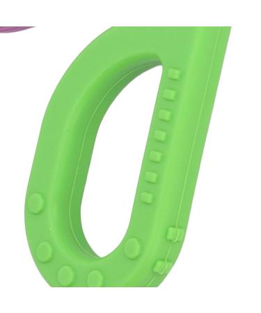 Sensory Chewing Toy P-Shaped Soft Silicone Teething Stick for Home & Travel - Type B - Buy Online on GoSupps.com