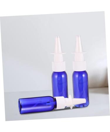 Minkissy 10pcs 30ml Nasal Spray Bottles Set - Amber Round Shoulder Design for Direct Spray | Mini Spray Bottles for Terrariums and Vials - Blue - Buy Online on GoSupps.com