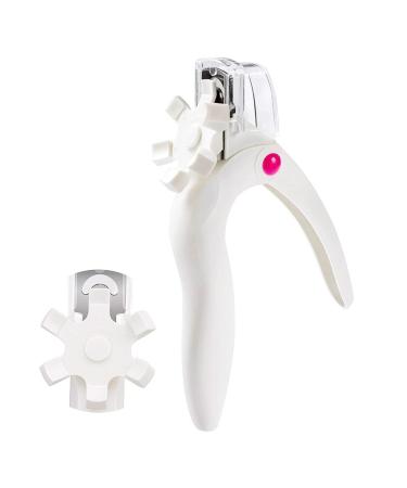 PSGS Nail Art French Nail Edge Clipper Cutter Acrylic Gel False Tips Manicure Tool Nail Clippers Professional Grooming Kit Nail (Color : White)