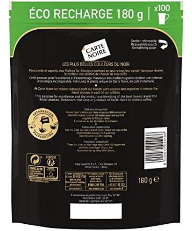 CARTE NOIRE - Soluble Eco-Recharge 180G - Lot De 3 - Offre Special - Buy Online on GoSupps.com