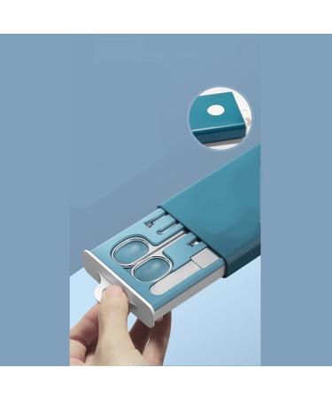 Nail Clippers Set Ladies Men's Stainless Steel Manicure Clippers 6 Pieces Green Blue Light Blue Red (Color : C) - Buy Online on GoSupps.com