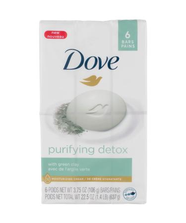 Dove Purifying Detox with Green Clay 6 Bars