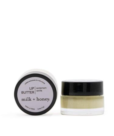 Milk + Honey Moisturizing Lip Butter No. 40 - Vanilla & Cardamom - 0.4 oz - Buy Online on GoSupps.com