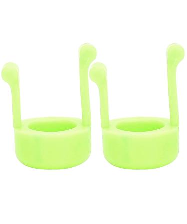 Portable Eye Drop Bottle Holder - 2 Piece Applicator Tool for Hand Tremors (Green) | Practical Eye Drops Assistant - Buy Online on GoSupps.com