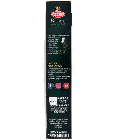  Italian Gourmet E.R. Curtiriso Risotti 100% Italian Rice Ideal for Risottos 16 Minutes Pack of 1 kg + Gourmet Italian Tomato Pulp Box 400 g - Buy Online on GoSupps.com