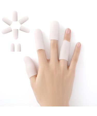Niupiour Silicone Finger Protectors  14 Pieces of Rubber Finger Covers for Fingertips  Finger Sleeves for Arthritis  Thumb Cots and Caps for Trigger Finger  Thumb Gloves for Finger Pain Relief