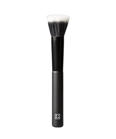 3ina makeup the foundation finish Brush - powder and cream - face brush - synthetic bristles - cruelty - free - made in Europe 12 pieces