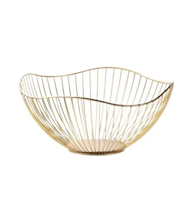 Fruit Basket Fruit Bowl Fruit Bowl for Kitchen Counter Fruit Basket for Kitchen Fruit Holder Countertop Fruit Bowls for Decor Kitchen Organizers and Storage (Color : A Size : 26.5 * 12cm)