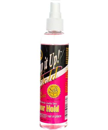 Bronner Brothers Pump It Up Spritz Gold Super Hold 8 oz (Pack of 11) - Buy Online on GoSupps.com