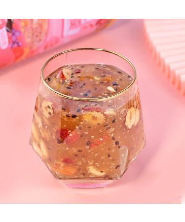 Chia Seeds Osmanthus Nuts Lotus Root Starch Soup Instant Brewed Meal Replacement Porridge Brewed Nut Lotus Root Starch Soup Nutritious and Healthy Breakfast (2 can) - Buy Online on GoSupps.com