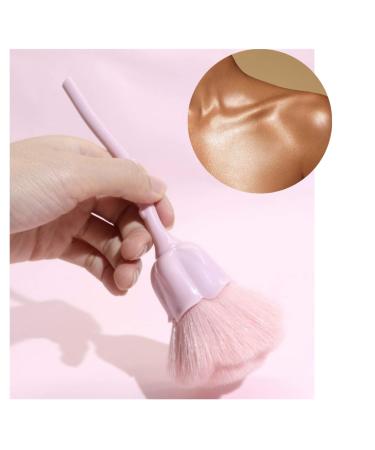 InHerKit Makeup Brush Rose Large Kabuki Makeup Brush Bronzing Face and Body Makeup Brush