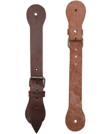 Hide & Drink Leather Spur Straps (2 Pieces) - Cowboy Rodeo Western Equipment - Handmade Bourbon Brown - Buy Online on GoSupps.com