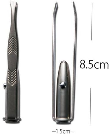 Angoily Led Light Eyelash Tweezer Eyebrow Hair Removal Tweezer Eyebrow Tweezer - Buy Online on GoSupps.com