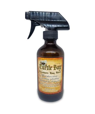 Turtle Bay Premium Bay Rum - 8 Oz. Glass Bottle with spray top