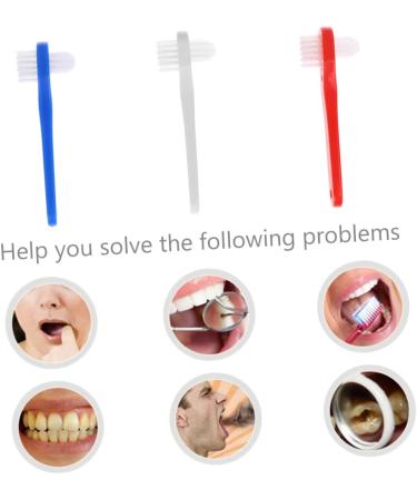 Buy Minkissy 9 STK Portable Denture Cleaner & Prosthesis Brush - Effective Double-Sided Cleaning Device for Impeccable Oral Hygiene - Buy Online on GoSupps.com