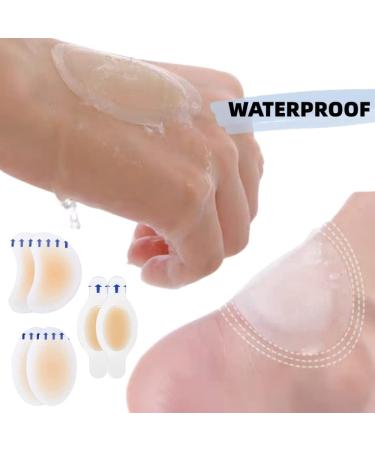 24 Pcs Blister Gel Guard Waterproof Plasters for Feet & Fingers - Invisible Blister Protector for Toes, Forefoot, Heel - Ski & Sport Bandages (3 * 5P) - Buy Online on GoSupps.com