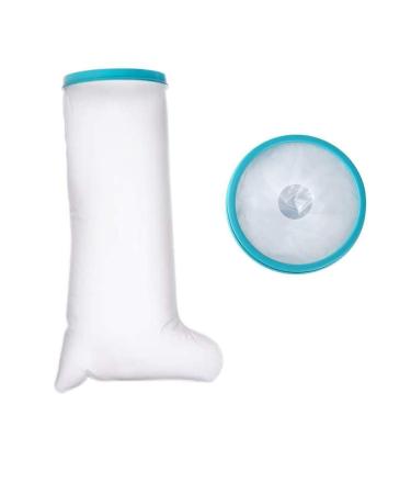 Waterproof Shower Leg Cast Covers Reusable Seal-Tight Original Cast Protector Waterproof Cast Cover Leg for Broken Surgery Foot and Ankle Cast Covers (Ankle)