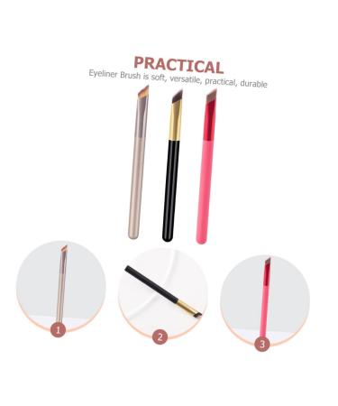 FRCOLOR 12 Pcs Pink Makeup Brush Set Multifunction Eyebrow Eyeliner & Foundation Brushes for Flawless Eye Makeup Wooden Handle & Cleaner - Buy Online on GoSupps.com