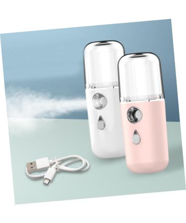 BIUDECO 3pcs Nano Water Replenishing Instrument Handheld Steamers Portable Facial Moisturizing White Plastic - Buy Online on GoSupps.com