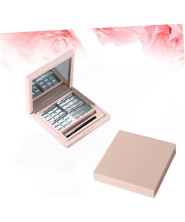 VINTORKY 2pcs Empty Eyeshadow Palette Makeup Pallette Empty Eyeshadow Dish Highlighters DIY Cosmetics Pink - Buy Online on GoSupps.com
