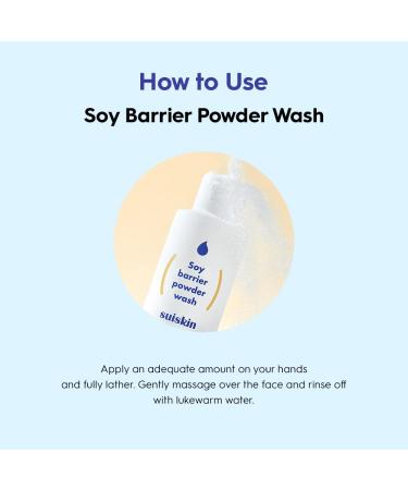 Suiskin Soy Barrier Powder Wash | Daily Exfoliating Enzyme Cleanser | Fragrance & Cruelty-Free | International Shipping Available - Buy Online on GoSupps.com