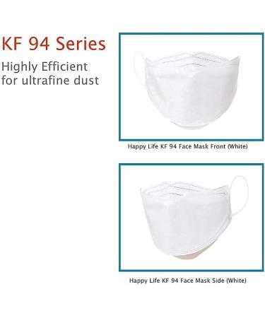 [Pack of 10] GoodDay Korean White KF94 Disposable Face Masks - Individual Packaged, Adult Size - By Milla Lifestyle - Buy Online on GoSupps.com