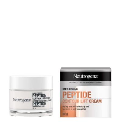 Neutrogena Rapid Firming Peptide Contour Lift Cream - Anti Aging Facial Contour Cream for Firmer looking Skin - 50 grams