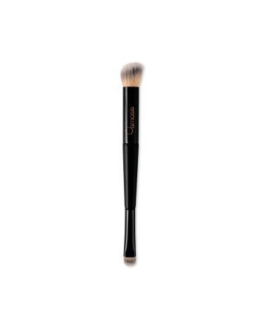 Osmosis 2-In-1 Dual End Concealer Brush For Flawless Liquid & Cream Makeup Application Blush Bronzer Highlighter Ultra Soft Bristles Dual Concealer Brush