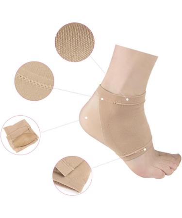 Holibanna Moisture Heel Socks 1 Pair Heel Sleeve Cushion Womens High Heel Shoes Orthotic Insoles Silicone Heel Anti-Crack Socks Heel Socks for Cracked Feet Women Foot Women's Socks Miss Size 1 - Buy Online on GoSupps.com