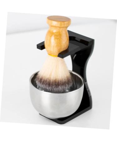minkissy Shaving Stands Beard Brush Holder Acrylic Safety Razor Stand for Desk Home Bathroom Travel Black - Buy Online on GoSupps.com