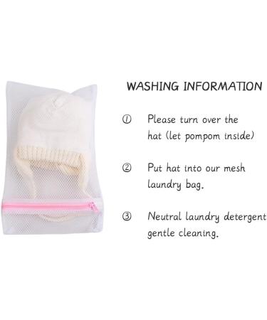 XIAOHAWANG Warm Kids Beanie | Winter Knitted Baby Hat for Boys Girls | Infant Toddler Toque with Pompom | 6-24 Months | White - Buy Online on GoSupps.com
