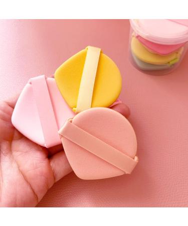 7 Pieces Triangle Powder Puff - Portable Soft Makeup Sponge for Loose Mineral Powder | Best Beauty Tools for Under Eyes & Corners - Buy Online on GoSupps.com