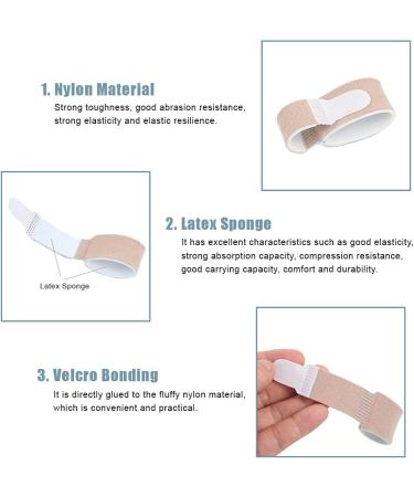 HouChanges Toe Straighteners - Reusable Splints for Bent, Hammer, Overlapping, and Broken Toes (3Pcs) - Buy Online on GoSupps.com