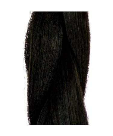 Premium 2m Long Mybraids - One-Colored Artificial Hair Extensions for Rasta Braids Dreads Box Braids & Cornrows - Natural Black - Buy Online on GoSupps.com