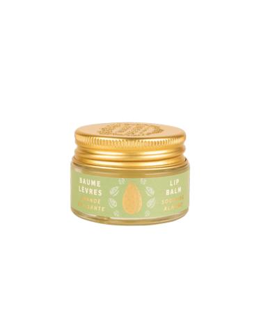 Panier des Sens Moisturizing Almond Lip Balm Lip care products with Cocoa Butter - Made in France & 95% natural - 0.5Floz/15ml