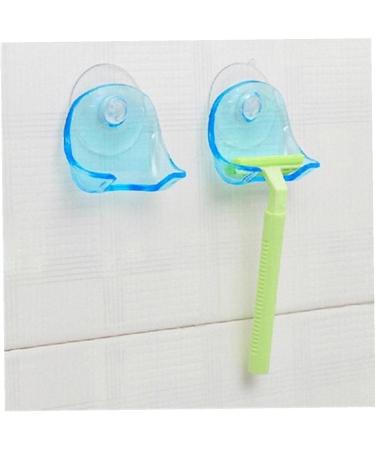 TOSSPER 2-Piece Suction Razor Holder & Toothbrush Organizer | Wall Sucker Hook for Bathroom & Shower Storage - International Shipping Available - Buy Online on GoSupps.com
