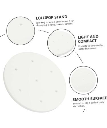 Alipis Lollipop Stand Lollipop Display Tower Cake Riser Multi-function Lollipop Base Desktop Lollipop Displaying Stand Decorative Lollipop Base Cake Holder Bracket Acrylic White Wedding - Buy Online on GoSupps.com