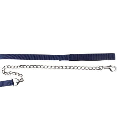 PFIFF 102990 Lead Rope with 70 cm Chain Snap Hook - 200 cm Dark Blue - Ideal for Equestrian Use - International Shipping Available - Buy Online on GoSupps.com