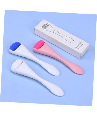 FOMIYES 3 Pi ces de massage cr me contour des yeux applicateurs de cr me contour des yeux spatule cuill re masseur oculaire rouleau de massage applicateur de cr me double extr mit  - Buy Online on GoSupps.com