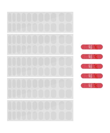 PAMINGONO 10 Sheets Nail Stickers Gel Kit Nail Pedicure Stickers Gel for Nails Gel Nail Strip Gel Nail Wraps with Gel Nail Wraps Uk Manicure Nail Strips Nail Art Gel Peel Double Sided Tape - Buy Online on GoSupps.com