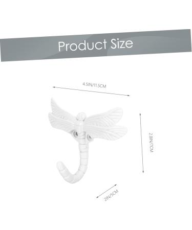 Alipis 2 Sets Dragonfly Hook Towel Hooks Metal Clothes Rack Robe Hook Key Hanging Hook Shower Cartoon - Buy Online on GoSupps.com