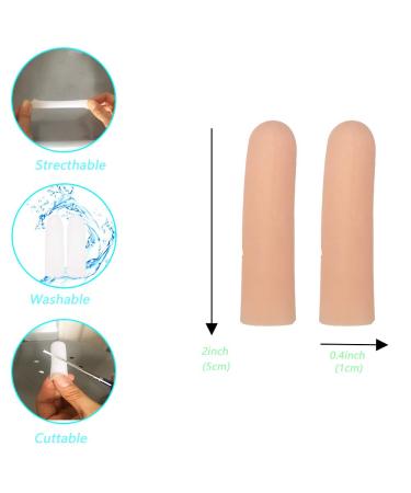 Silicone Gel Finger Protectors for Trigger Finger & Arthritis Relief (Small, Nude) - Buy Online on GoSupps.com