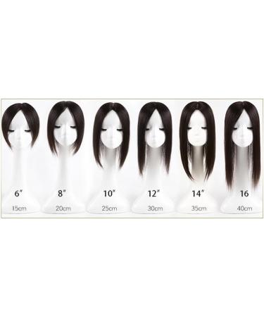 Double Silk Base Human Hair Topper 2.5"x4" Handmade Crown for Bald Women - Buy Online on GoSupps.com