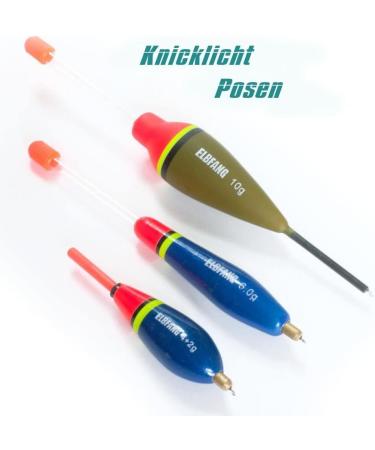Elbfang 20 TLG Float Set | Glow Stick Fixed & Running Floats for Fishing | International Shipping Available - Buy Online on GoSupps.com